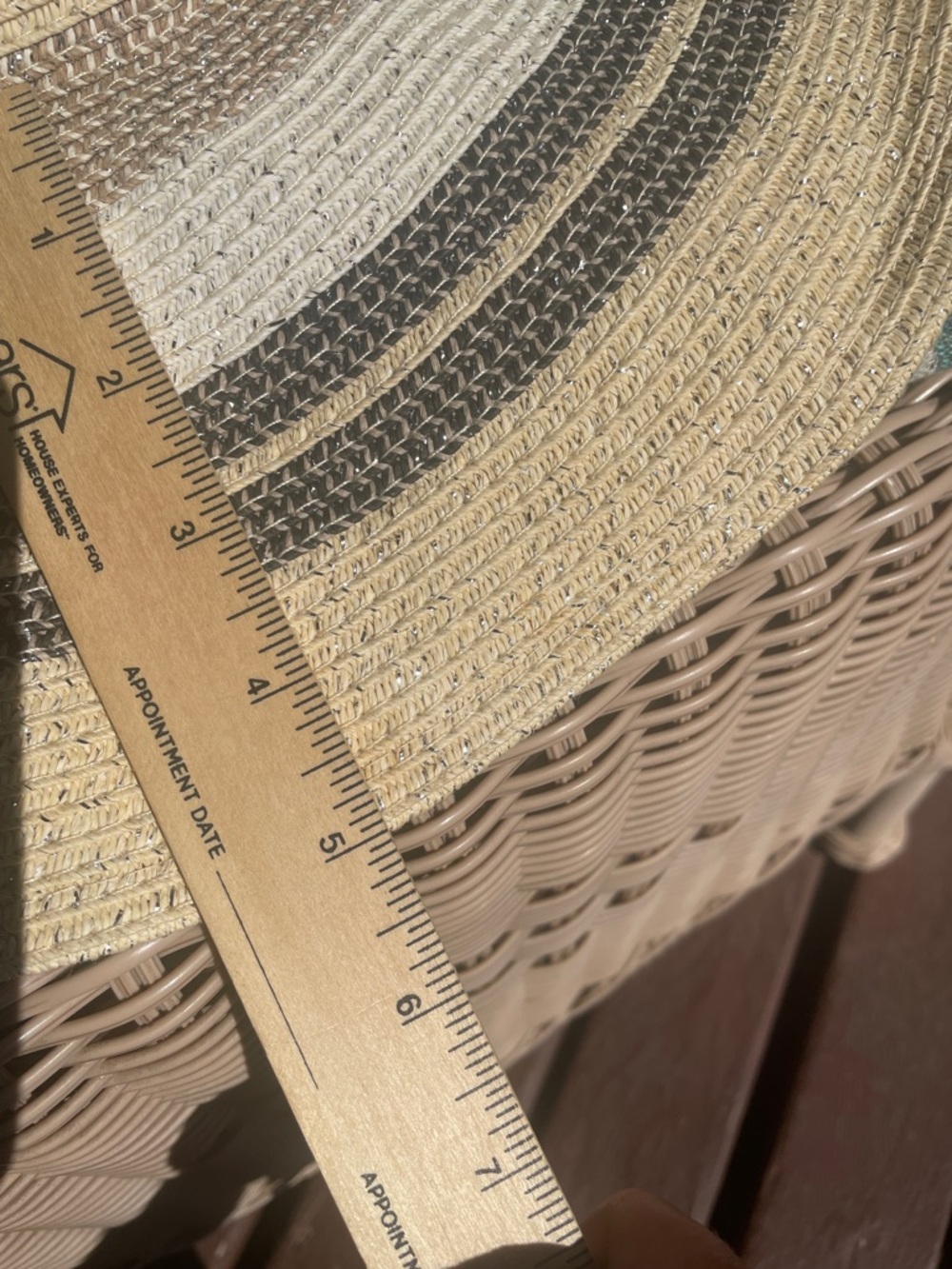 St Bernards ECHO Floppy Metallic Stripe Hat - Picture 6 of 8